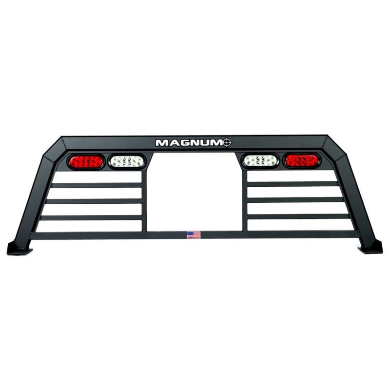 Truck Rack With Window Cut Out & Lights – Low Pro
