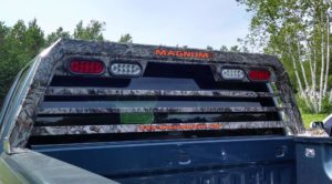 Magnum truck rack with camouflage finish
