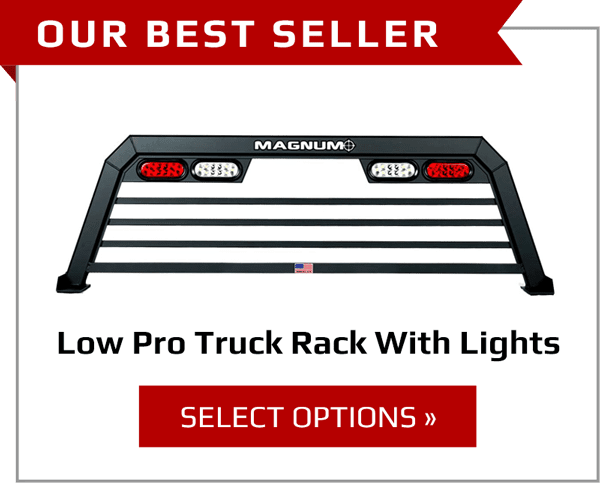 best selling truck racks - low pro headache racks by Magnum