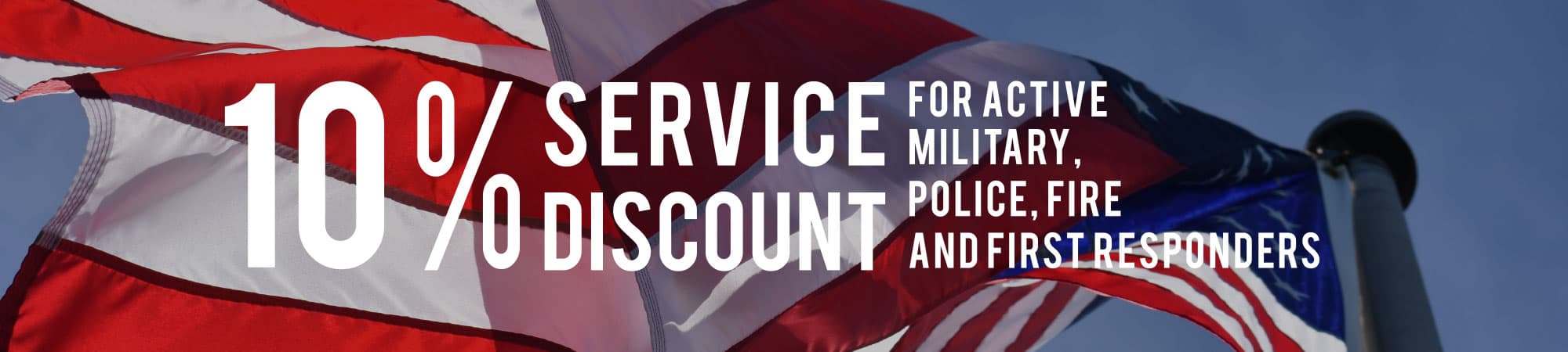 Military & Service Discount