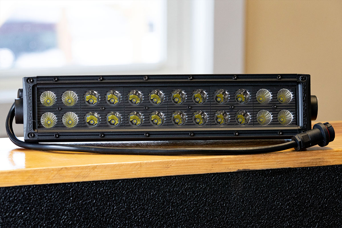 LED light bar from Magnum, getting ready to install.