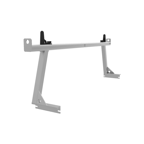 Rear Cargo Rack Rail Kit Compatible Satin White Angle